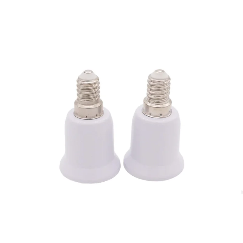 NEW Converters E14 to E27 Adapter Conversion Socket High Quality Material Socket Light Bulb Adapter Screw Base Bulb Lamp Holder