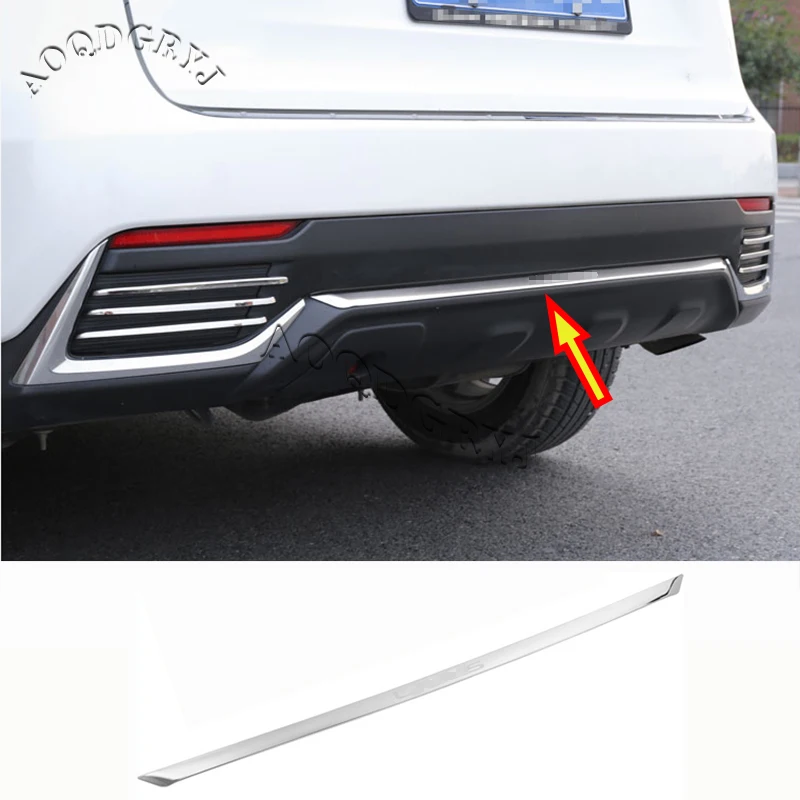 

Stainless Steel Rear bumper Protector Moulding cover trim For Lexus NX200t NX300h 2017-2020 car accessories