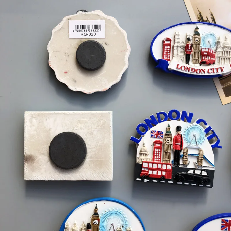 Country Fridge Magnets UK London Building Fridge Magnet Sticker World Travel Souvenir Magnetic Magnet Birthday Gift