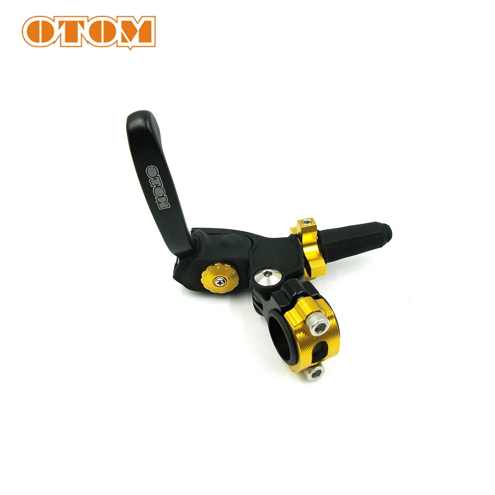 OTOM Clutch Lever Motocross Motorcycle Fall Prevention Folding 7 Gear Adjustable Handle Grip For HONDA YAMAHA KAWASAKI RMZ KTM