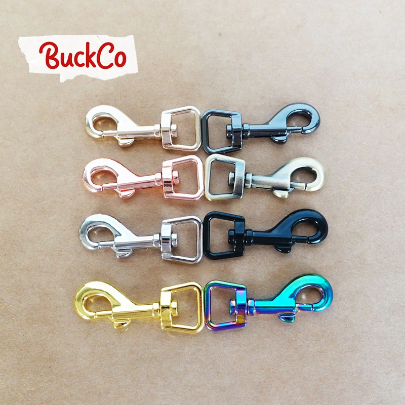 1pc 15mm Metal Nickel Plated Quick Release Buckles For Dog leash Outdoor Backpack WebbingCollar-Strap DIY Accessory 8 colours