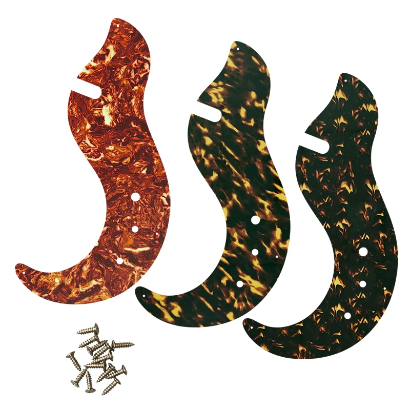 Pleroo Guitar Accessories Best Quality Pickguard - For DANELECTRO DC59 Guitar Scratch Plate Replacement Flame Pattern