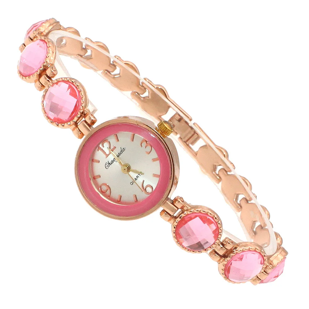 Hot Popular Fashion Color Dial 5 Color Available Lady Women Girl Watch Strap Quartz Dress Wristwatch New O14