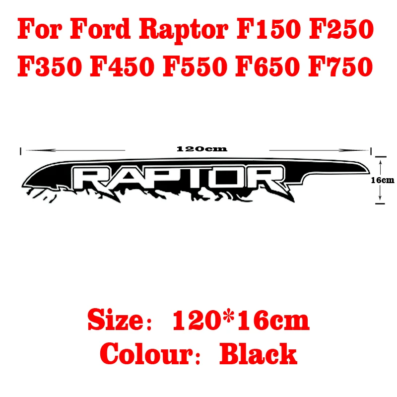 Auto aufkleber für Ford Raptor F150 F250 F350 F450 F550 F650 F750 Pickup Auto Vinyl Film Sport Aufkleber Auto Tuning Zubehör