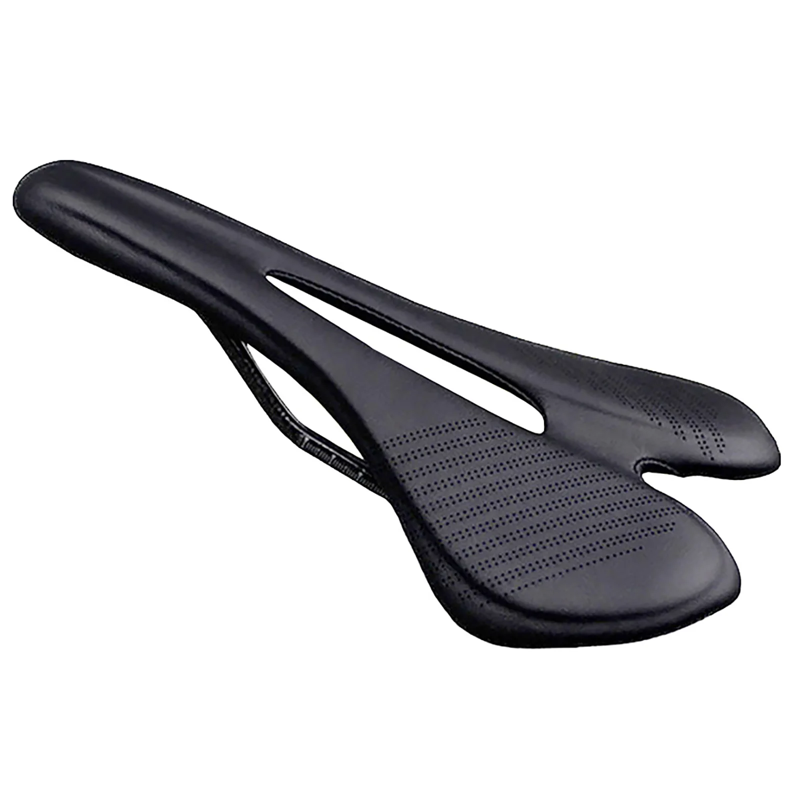 Carbon Fiber Road MTB Saddle, Super Light, Leather Cushions, Ride Bicycles Seat, Use 3K T800 Carbon Material Pads, 2024