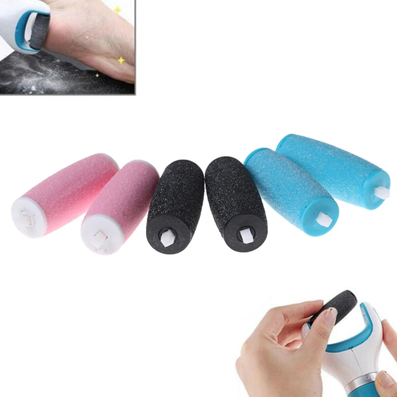 4PCS/10Pcs Polish Foot Care Tool Heads Hard Skin Remover Refills Replacement Rollers For Feet Care Tool