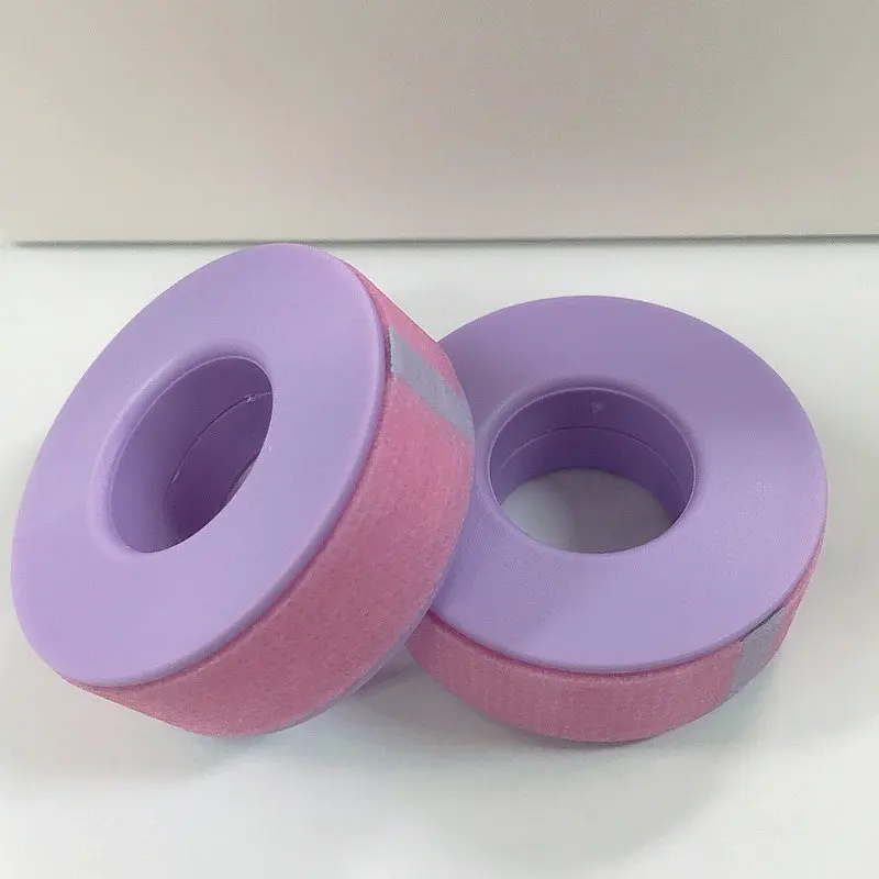 1roll 1.25cm 2.5cm*3.6meter Silicone gel eyelash grafting tape grafting mesh breathable soft painless silicone tape purple white