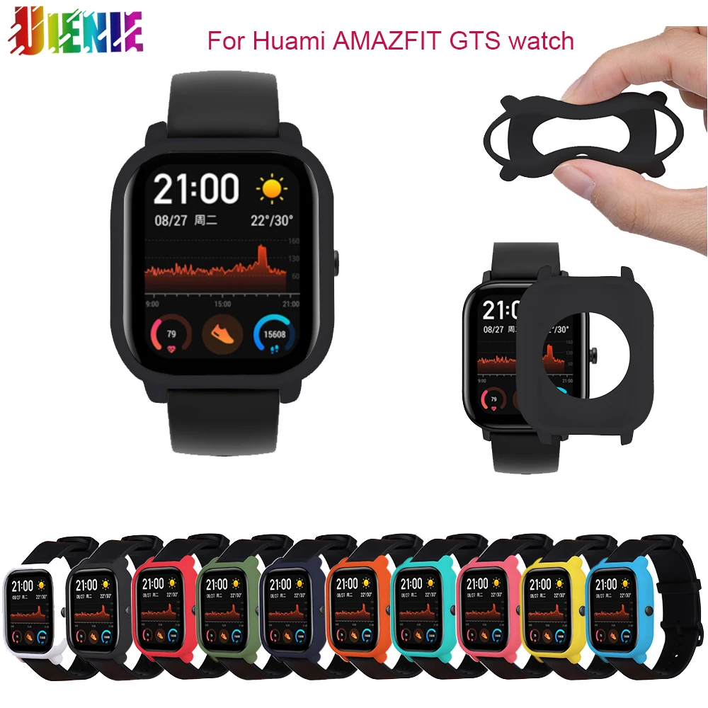 جراب واقٍ من السيليكون الناعم لـ Huami Amazfit GTS SmartWatch Shell لـ Huami AMAZFIT GTS حقائب حماية مغطاة بالكامل