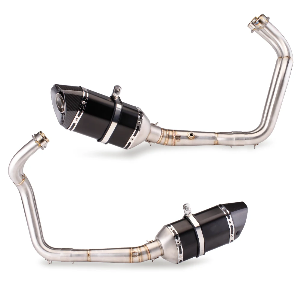 Complete motorcycle exhaust system mt07 fz07, for tester MT-07 2014-2019, with muffler xsr700, 2018, 2016, 2017, 2018