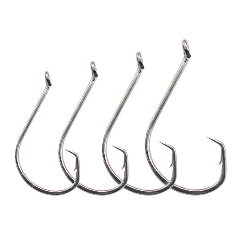 

Wholesale Olecranon Hook High Carbon Steel Barbed Black Nickel Fishhooks Crooked Beak Hook Sequin Lure Hook Fishing Accessories