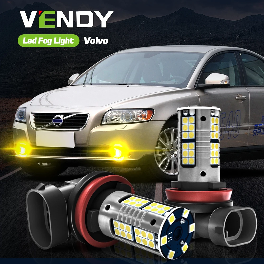 

2pcs LED Fog Light Blub Lamp Canbus No Error H8 H11 For Volvo S40 S80 2006-2013 C30 C70 2006-2013 XC60 XC70 V50 2003-2012 V70