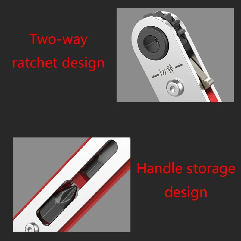 Mini Từ Tua Vít Ratchet Cờ Lê Góc 1/4 "Chuôi Lục Giác Cho Không Gian Hẹp Tự Làm Chuyên Nghiệp Dụng Cụ Cầm Tay