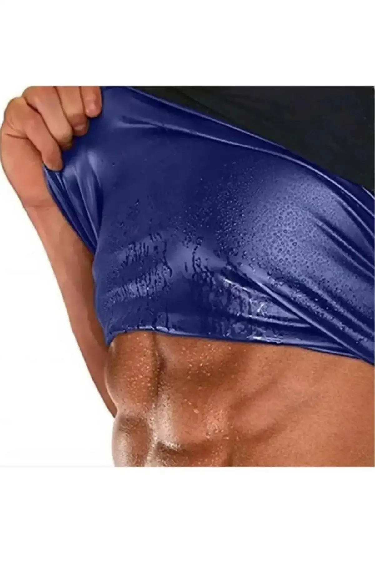 Canottiera per Sauna termica nera maschile