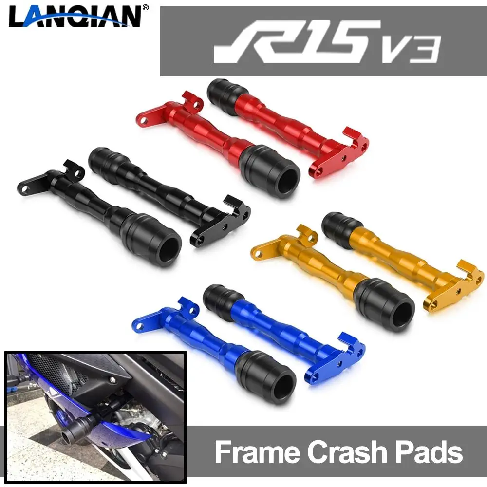 

For YAMAHA YZF R15 V3YZFR15 V3.0 2017 2018 2019 2020 2021 Motorcycle Frame Crash Pads Engine Case Sliders Protector Accessories