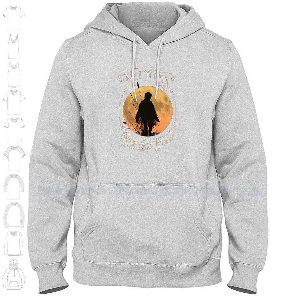 Neil Young Harvest Moon Shirt Sticker Hoodie Mask Streetwear Sport Hoodie Sweatshirt Neil Young Harvest Moon Gold Rush