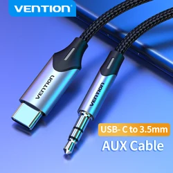 Vention USB C do 3.5mm Aux słuchawki Adapter typ C 3.5 Jack kabel Audio do Huawei Mate Nova Xiaomi Micro do 3.5mm kabel