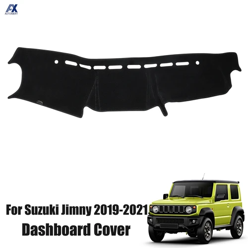 Alfombrilla para salpicadero de coche, alfombrilla antideslizante para salpicadero, cubierta protectora UV para Suzuki Jimny 2019 2020 2025, accesorios para alfombras y sombrilla