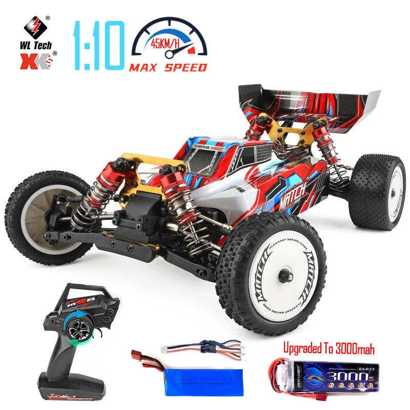 

WLtoys 104001 Rc Car 1:10 4WD Drive Off-Road 2.4G High Speed 45km/h Climbing Competition RC Racing Cars 1/10 Toys Vehicle Gift