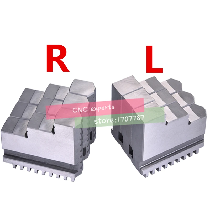 Reverse claw K11-80 K11-100 K11-125 K11-130 K11-160 K11-200 Universal three-jaw chuck Claw Card foot 3Pcs/Set Mechanical lathe