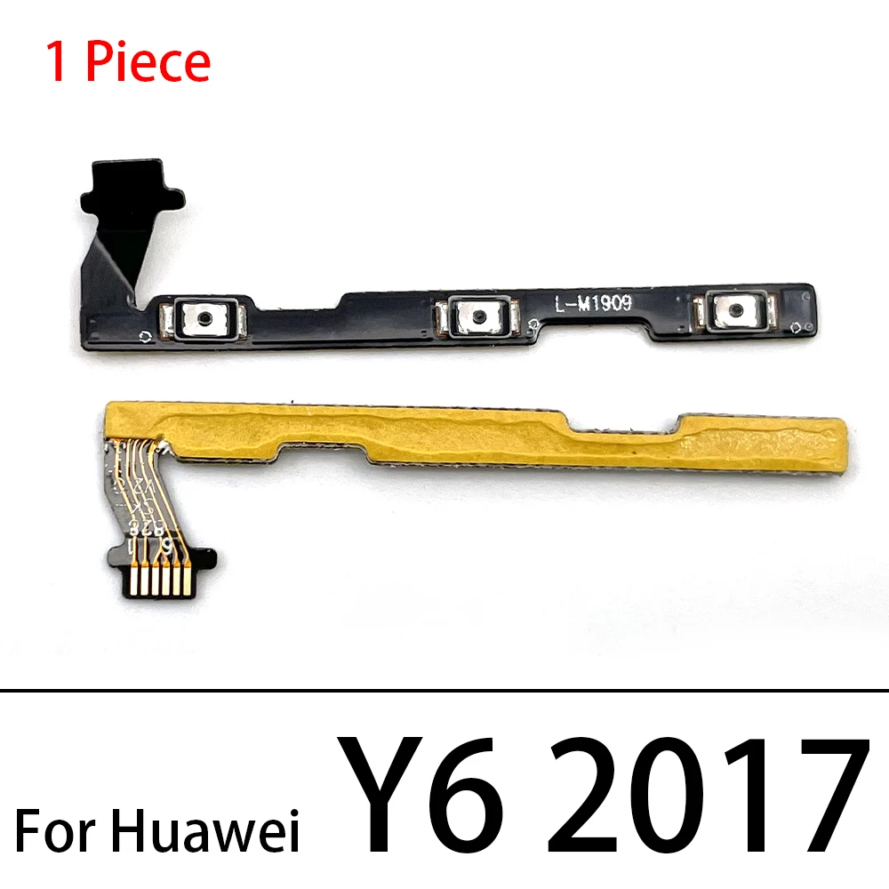 Power On Off Volume Side Button Key Flex Cable Replacement Parts For Huawei Y5 Y6 Y7 Pro Y9 Prime 2017 2018 2019