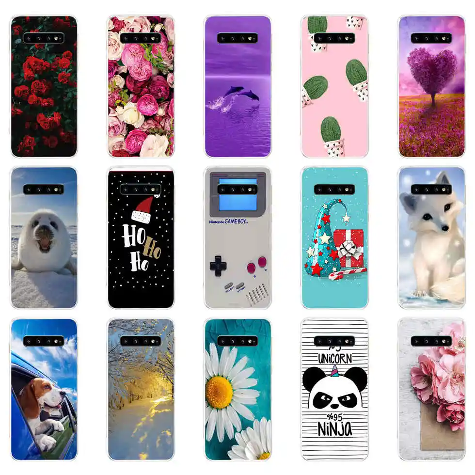 For Samsung Galaxy S10 Case S10 Plus Case  Silicon TPU Cover Phone S10 E Case On For Samsung S10 Plus lite G975F S 10 SM-G973F