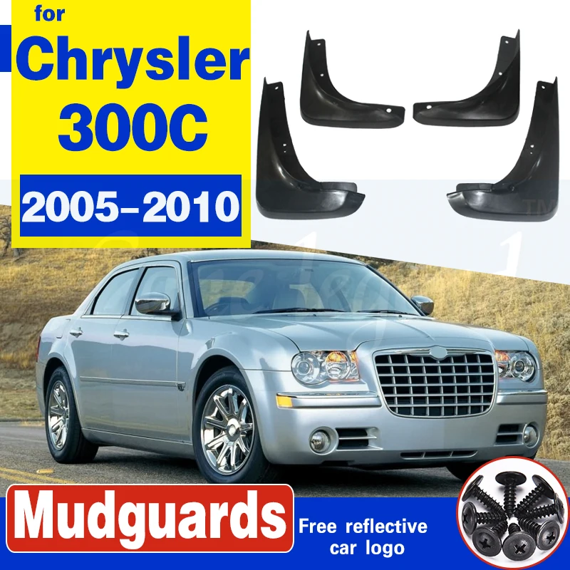 Front Rear Car Mudflap for Chrysler 300C 300 C 2005~2010 Fender Mud Guard Splash Flaps Mudguards Accessories 2006 2007 2008 2009