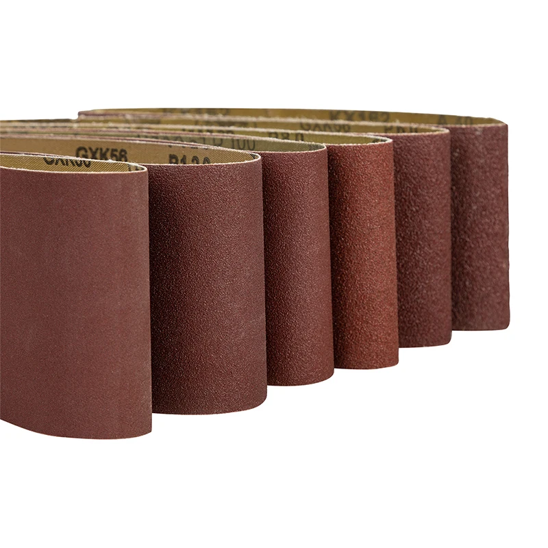 1PC 40/60/80/100/120/240 Grit Abrasive Belt 610*100mm Sandpaper Sanding Band for Sander Adapter Polishing Machine Abrasive Tools