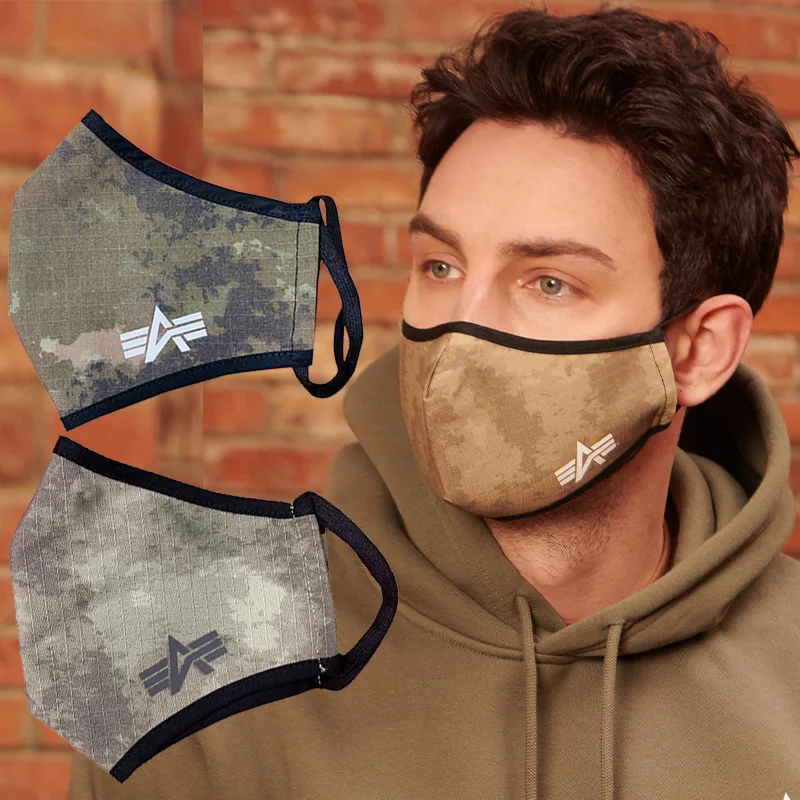 

New Mask Cotton Free Shipping Around Brand For Men And Women Facial Mask Comfortable Breathable Cool Camouflage Masks Cotton