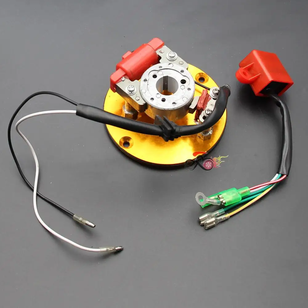 Magneto Stator Inner Rotor CDI For CRF XR 70 XR50 Z 50 Taotao Baja Coolster SDG SSR Pit Bike Horizontal Kick Start  Engine