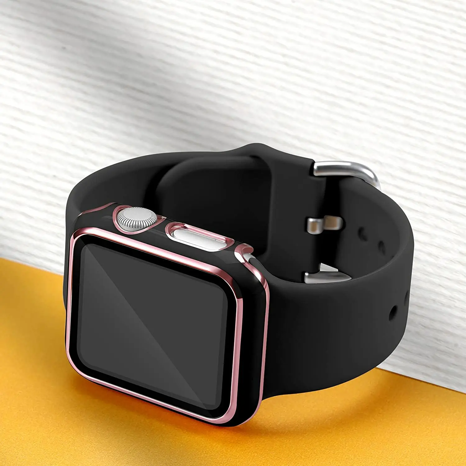 Glass+Cover For Apple Watch Case 44mm 40mm 45mm 41mm 42mm 38mm Accessorie Bumper+Screen Protector iWatch serie 3 4 5 6 SE 7 8 9