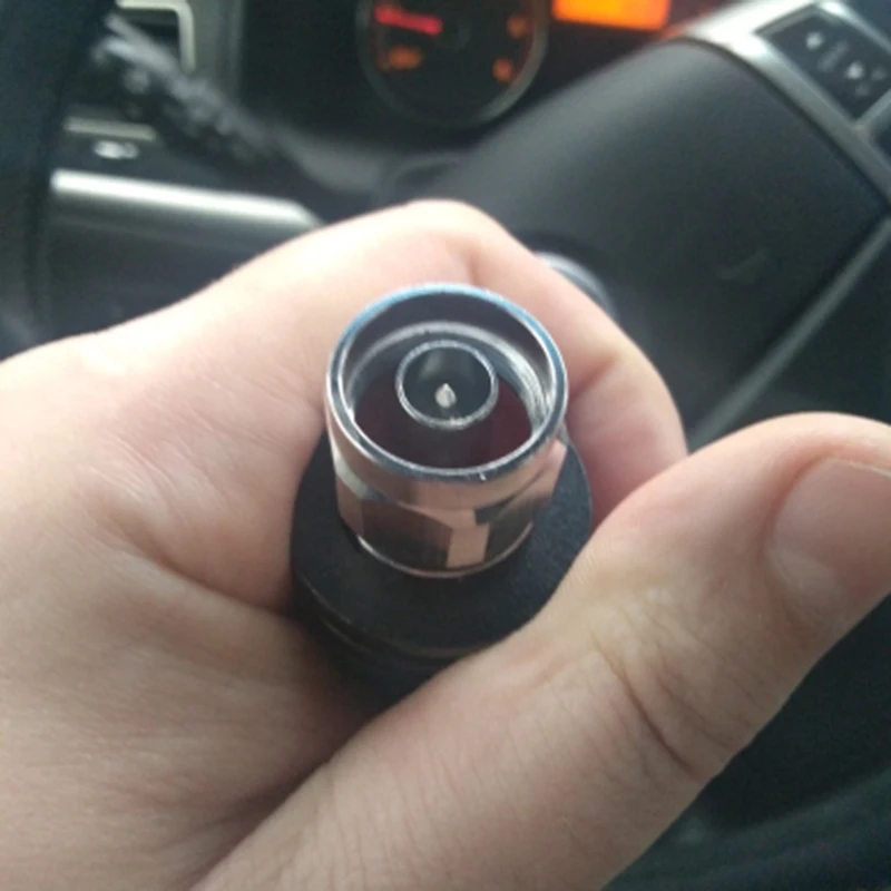 Conector macho rf coax 25w n com pequeno 50 ohm embutido, conector de carga manequim