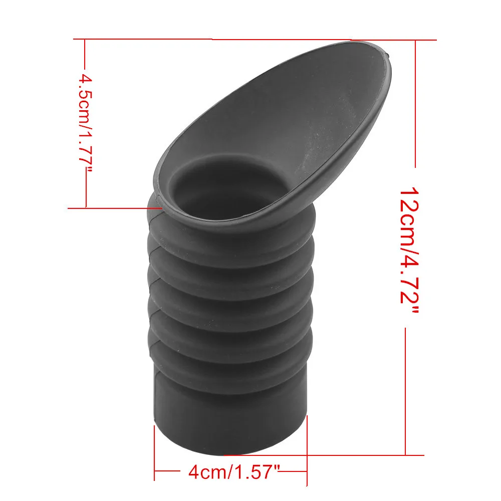 Hunting Flexible Rifle Scope Ocular Rubber Recoil Cover Eye Cup Eyepiece Protector Eyeshade 40mm Anti Impact