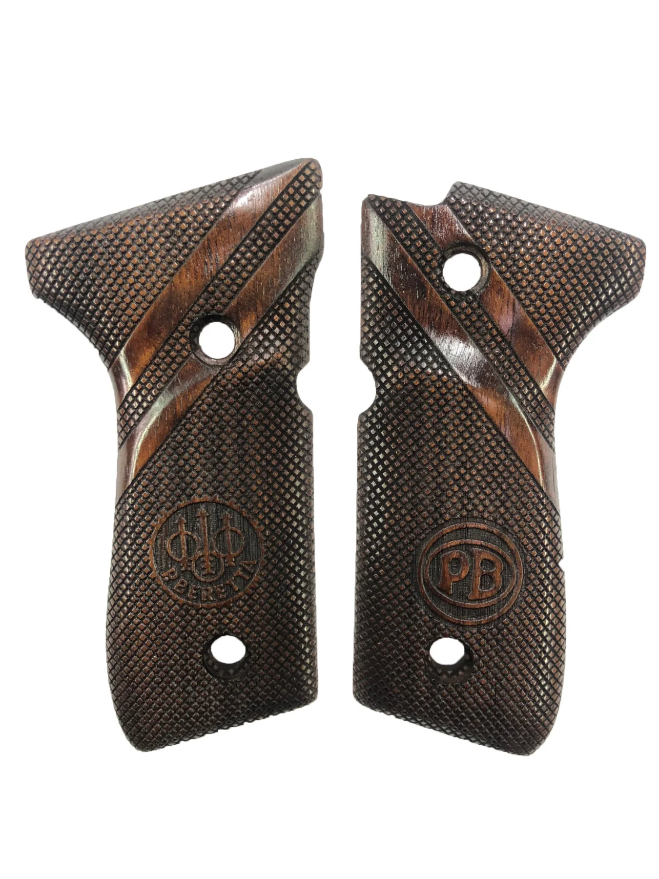 

Beretta F92, 92 A1, 92G, 92FS, 96, 96 A1, M9, m9A1 Compatible Orthopedic Special Series Laser Cutting Wooden Grip Mod23