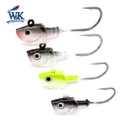 Paddle Tail JIG RIG Hooks 15 g 2 pcs Jig Head for Soft Lure Freshwater Fishing
