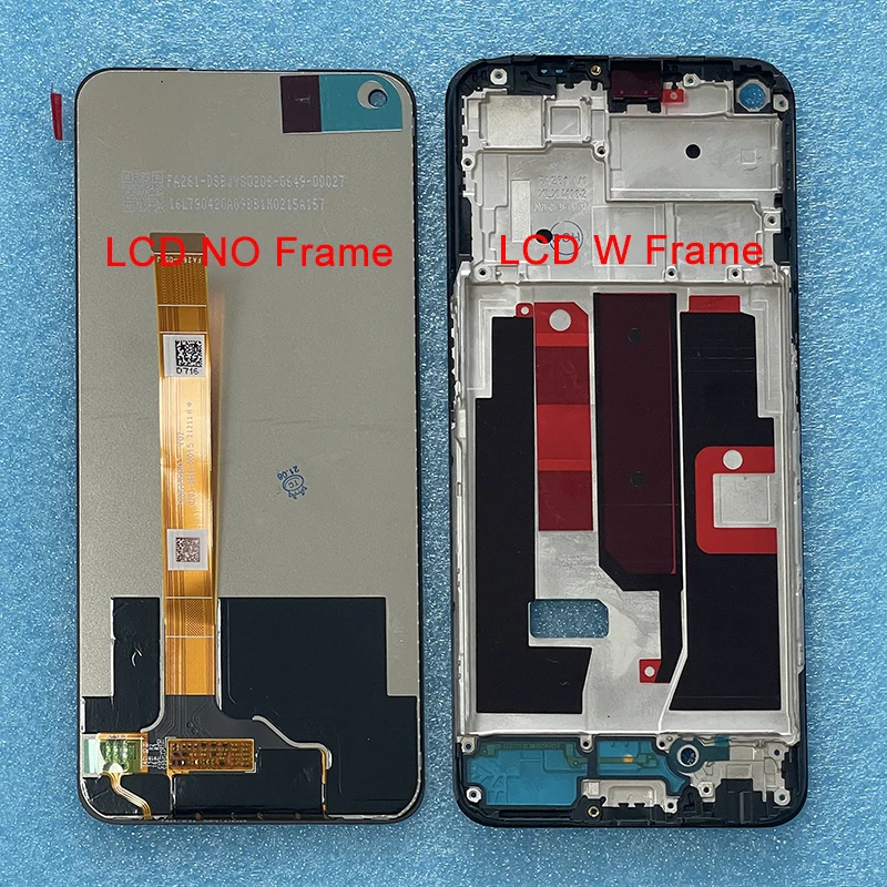 Pantalla LCD Original de 6,5 "para Oppo A54 5G CPH2195, marco de pantalla, digitalizador de Panel táctil para Oppo A54 5G, reparación de LCD de repuesto