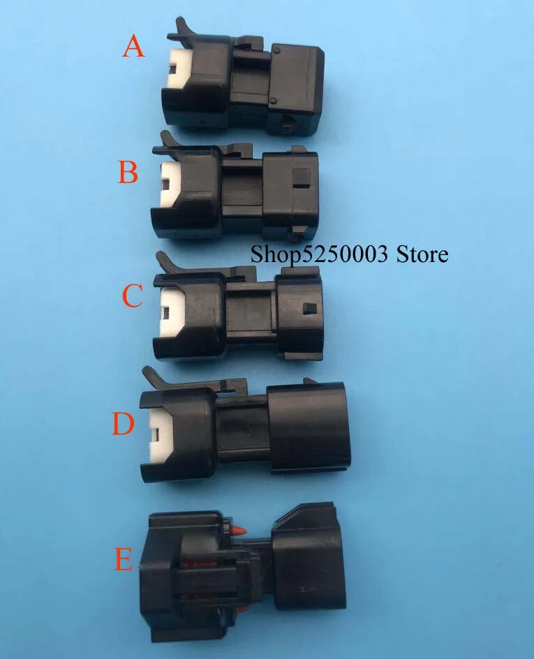 

free shipping 20PCS/lot EV1 To EV6/EV14 /OBD2 USCAR Wholeness Fuel Injector Connectors Adapters Fuel Injector Connector