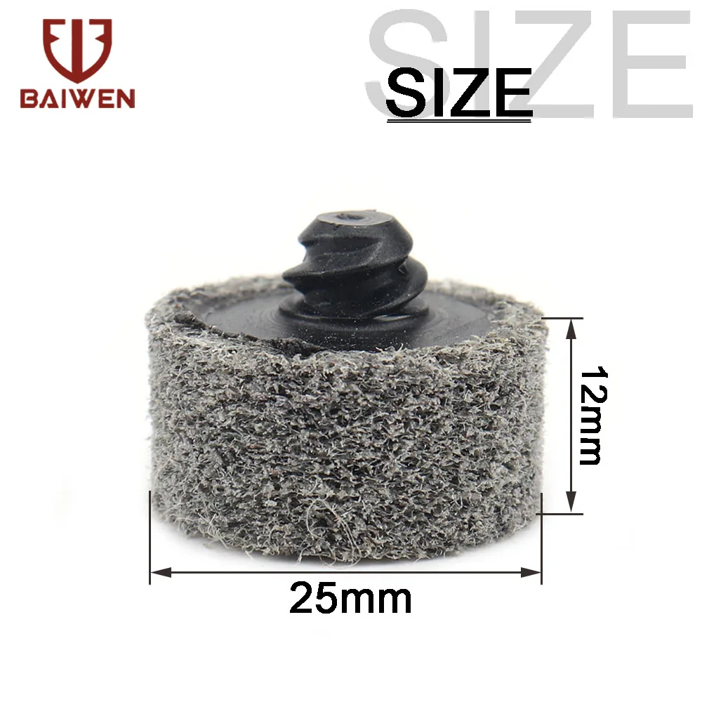 25mm 1 ''dischi abrasivi per lucidatura ruote disco abrasivo in fibra di Nylon 9P dischi Non tessuti per accessori Dremel in marmo metallico Dremel