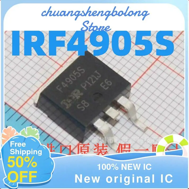 

10PCS IRF4905S IRF4905STRPBF F4905S TO-263 New original IC