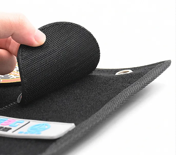 Embroidery Patch Collection Display Book with Detachable Metal Buckle PVC Armband Finishing Storage Hanging Bag for Posters