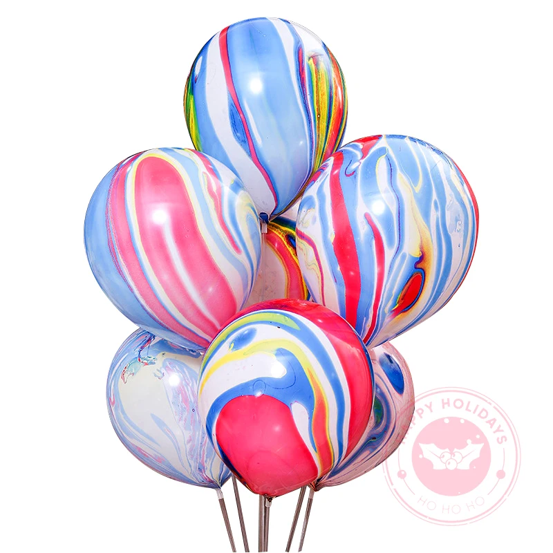 10pcs 10inch 12inch Agate Latex Balloons Cloud Ballon Helium Globos Birthday Party Wedding Decorations Wall Baloon Arch Supplies