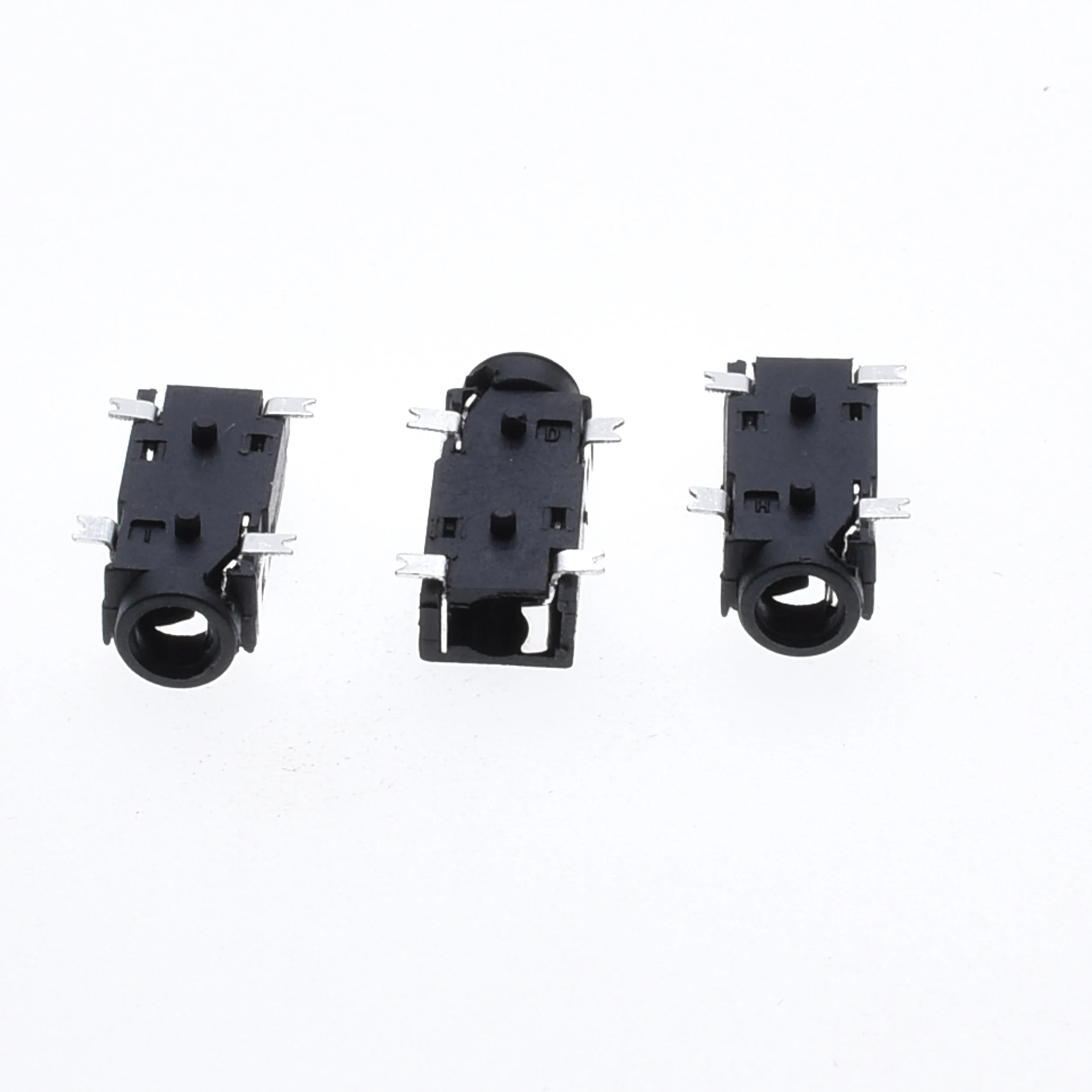 Conector de áudio dip, conector de entrada de áudio de alta qualidade, conector térmico de quatro pernas com encaixe pcb de 2.5mm e 4 polegadas com 10 peças