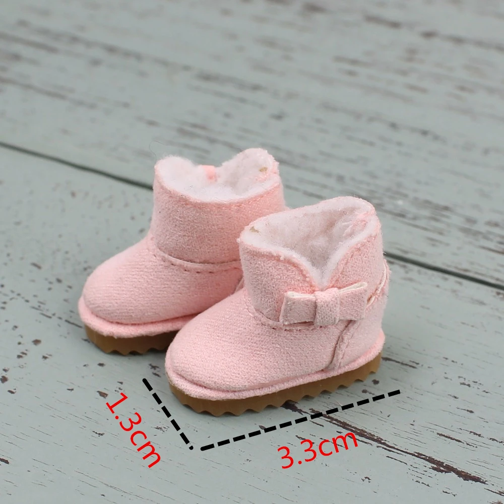 ICY DBS Blyth doll toys shoes winter boots snow shoes about 3.5cm toy shoes