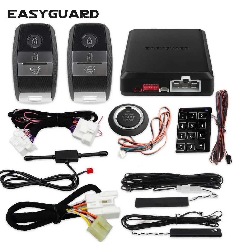 

EASYGUARD plug and play fit for kia start stop engine system system keyless remote car starter CAN BUS compatible easy install