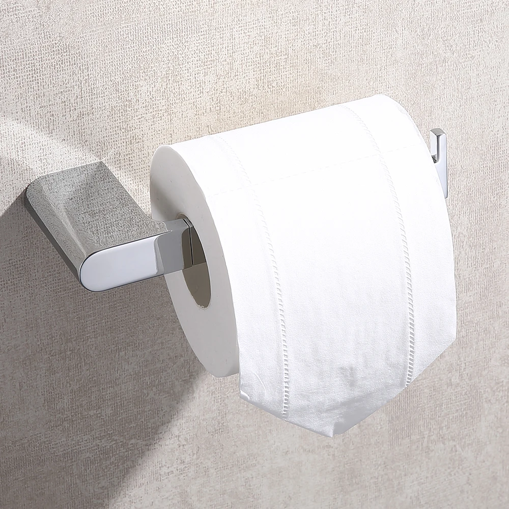 TAICUTE Heavy Duty Toilet Paper Holder Stainless Steel Tissue Paper Roll Hanger Wall Mount WC Bathroom Accessories