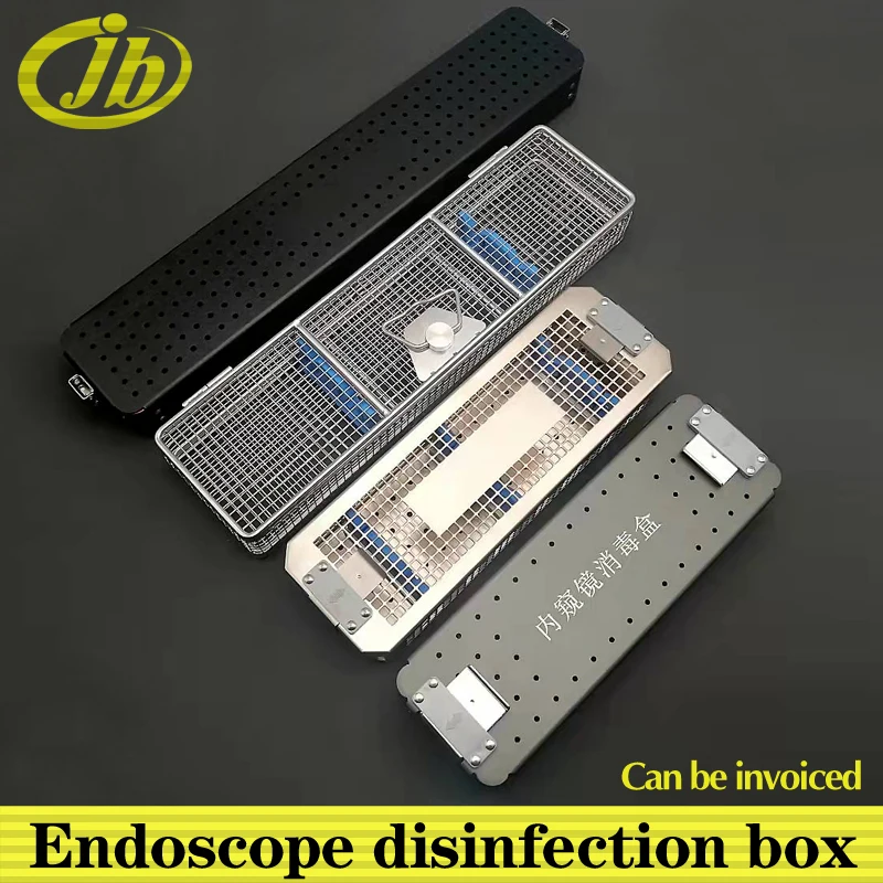 

Endoscope disinfection box aluminium alloy monolayer surgical operating instrument medical tools The sterilization box