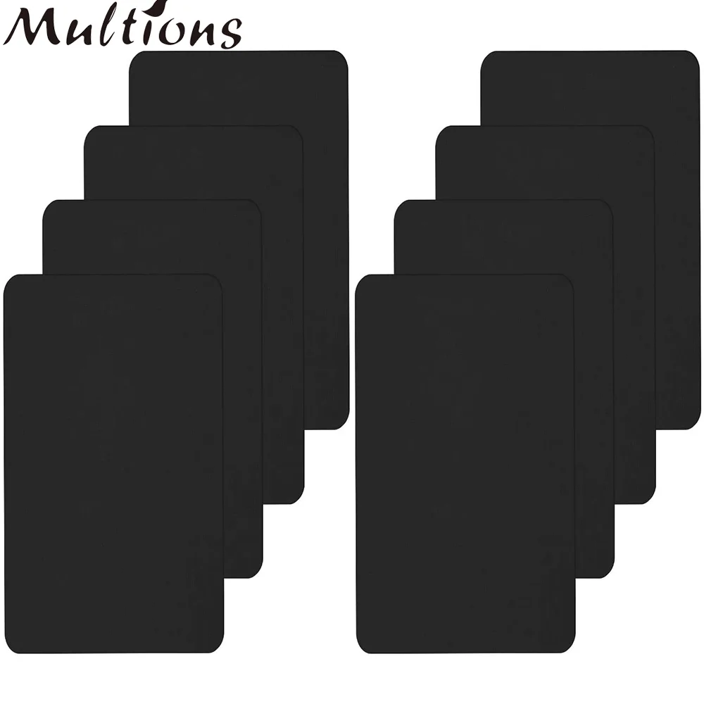 2pcs Nylon Repair Patches Waterproof Self-Adhesive Patches for Clothing Down Jacket Tent Clothes Bag 10*12cm Black Patches