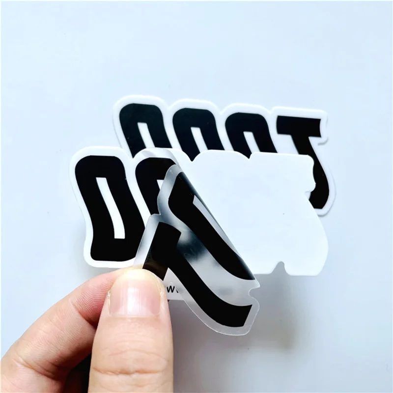 Custom Die Cut Transparent Stickers Personalized Clear Vinyl Matte/Glossy Film Stickers