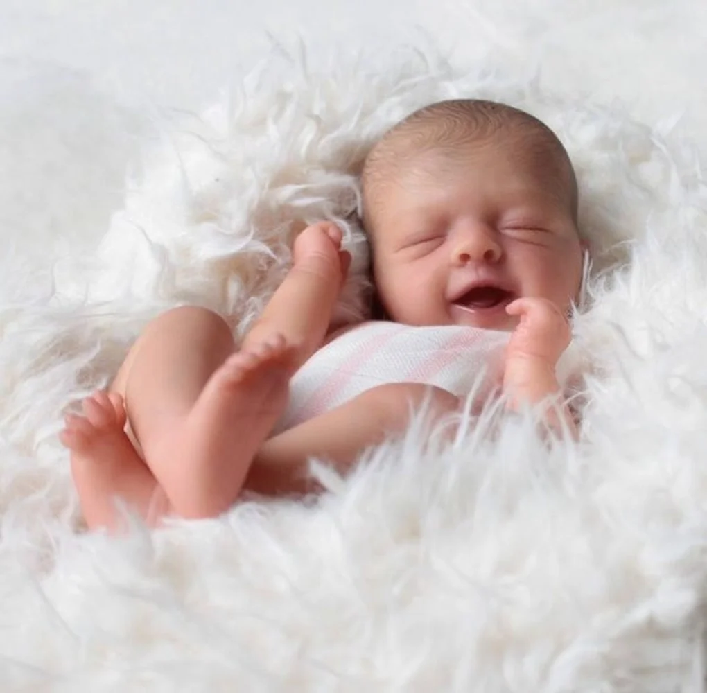 

11inch Reborn Doll kit with Signature Unfinished Unpainted Doll Parts with Body Blank Doll Kit