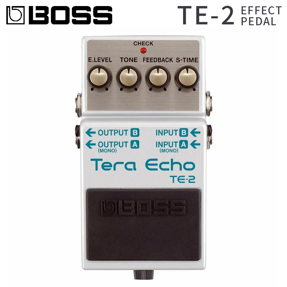 BOSS TE-2 Tera Echo Type Reverb Guitar Effect Compact Pedal MIni device for Electric Guitar