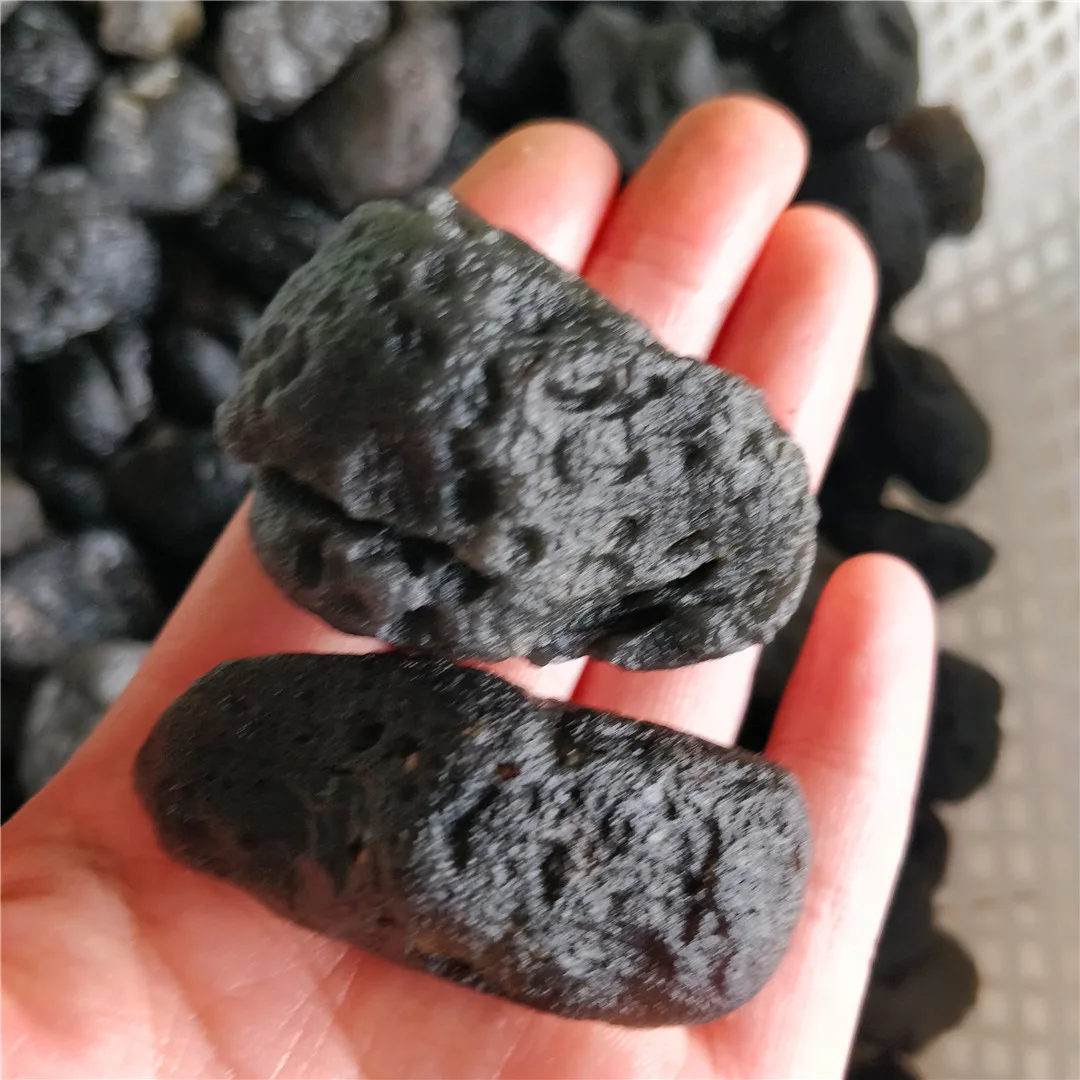 Natural Raw Translucent Meteorite Mineral Specimens Rocks Chakra Healing Falling Palm Stones Collection Gem Yoga Decor In Bulk